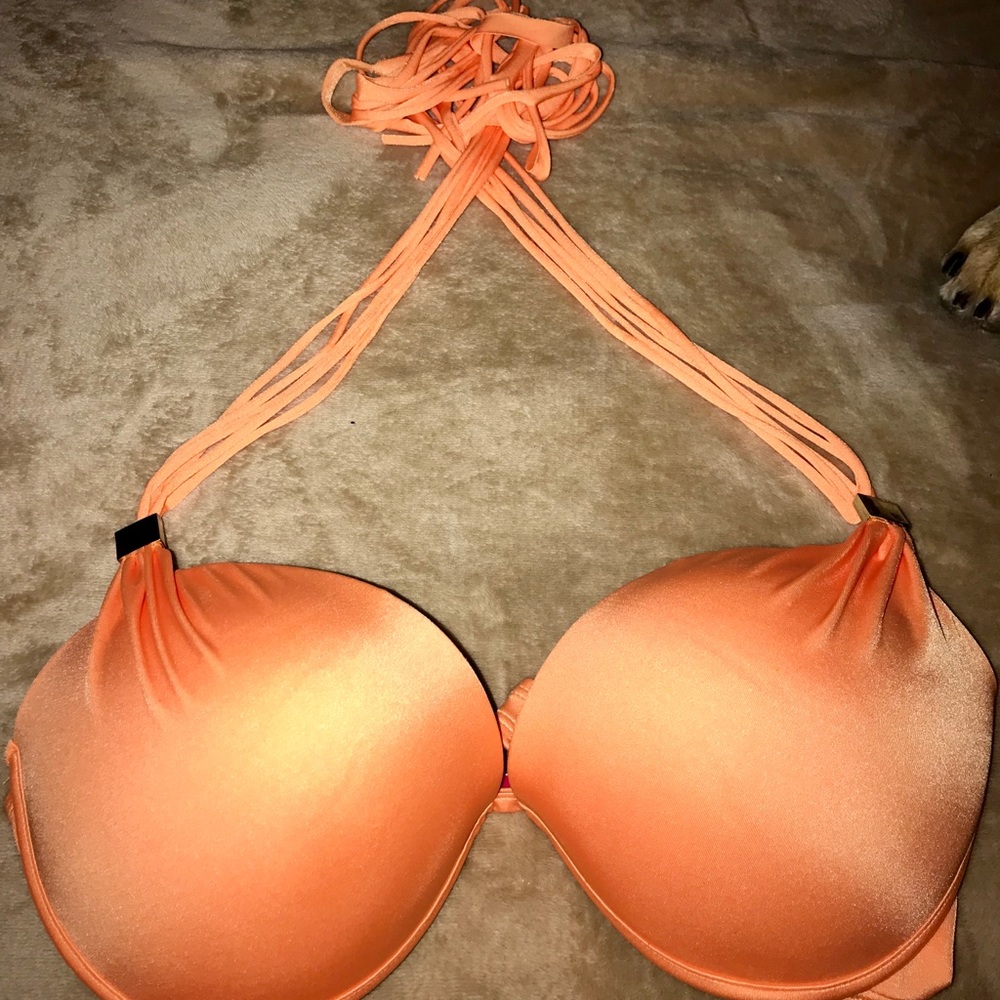 Victoria Secret Orange Push Up Bikini Top